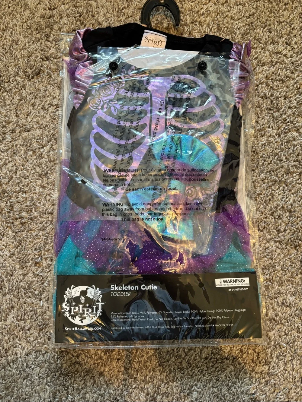 NWT skeleton cutie costume - Picture 3 of 5
